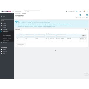 Warehouse-based stock module 2