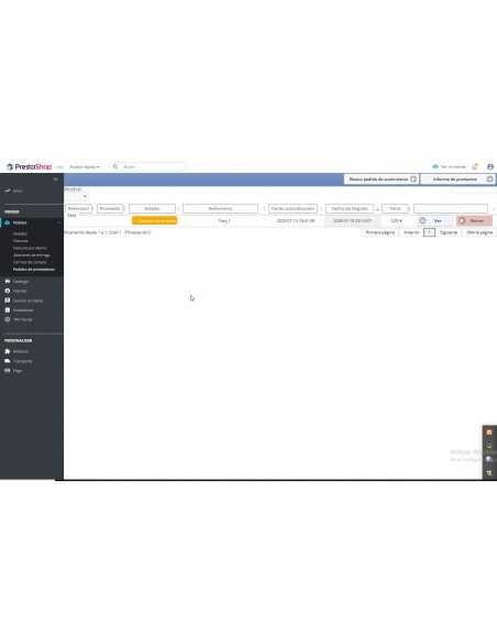 Pedidos de suministros Pro