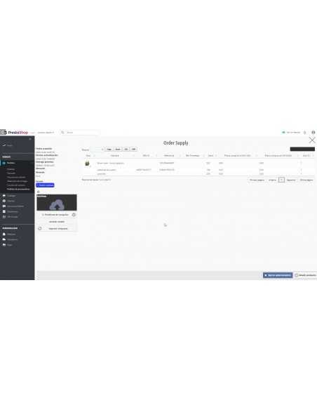 Pedidos de suministros Pro