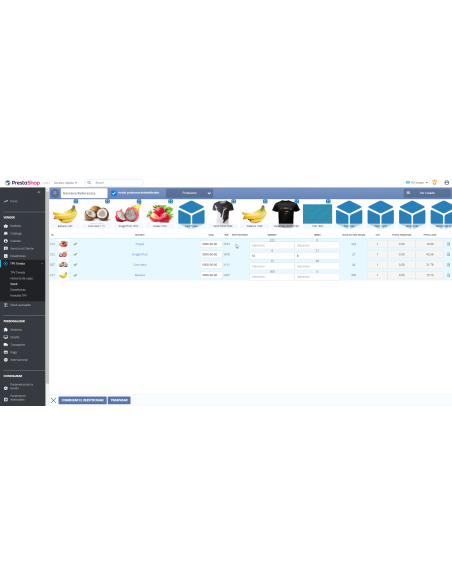 Warehouse-based stock module