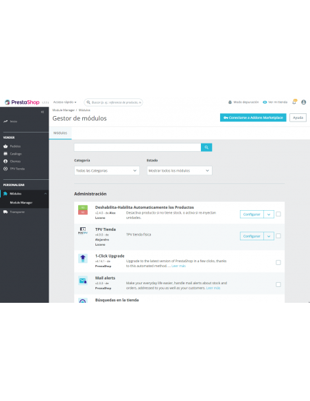 Activa-desactiva un producto cuando el stock cambia