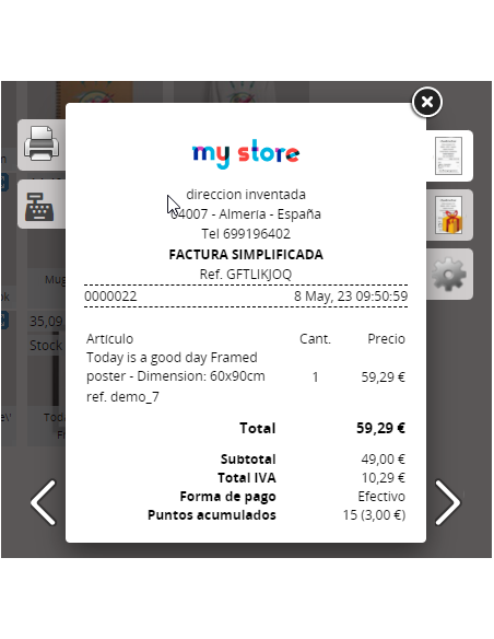 Modulo Puntos de fidelidad