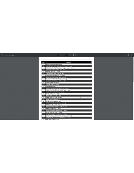 Preparación de pedidos
