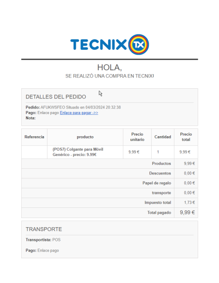 Bizum, código QR en el ticket desde el TPV